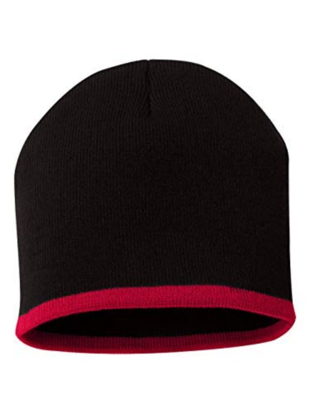 Striped Knit Beanie Pre-Curved Visor Structured Six-Panel Mid-Profile